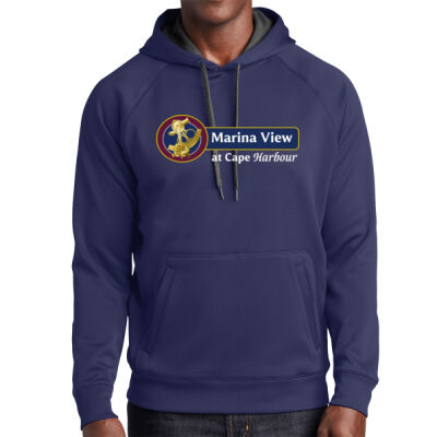 Sport-Tek® Tech Fleece Hooded Sweatshirt - True Navy Thumbnail