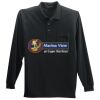 Long Sleeve Silk Touch Polo with Pocket Thumbnail